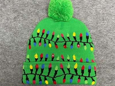 Nón Noel vải len có Led chớp nháy [Co giãn - Nhiều kiểu] NON-X-11